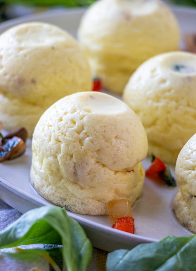 Instant Pot Spinach Mushroom Egg Bites The Recipe Pot