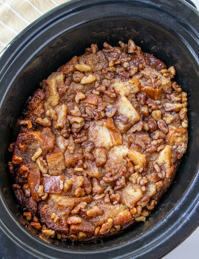 French Toast Casserole in slow cooker